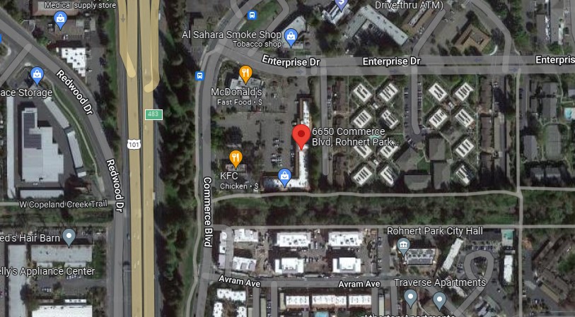 6650 Commerce Blvd,Rohnert Park,CA,94928,US Addison,CA